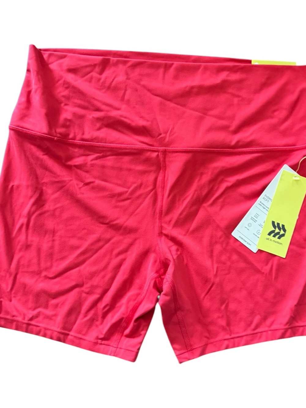 Red biker shorts size xxl new - Picture 2 of 4